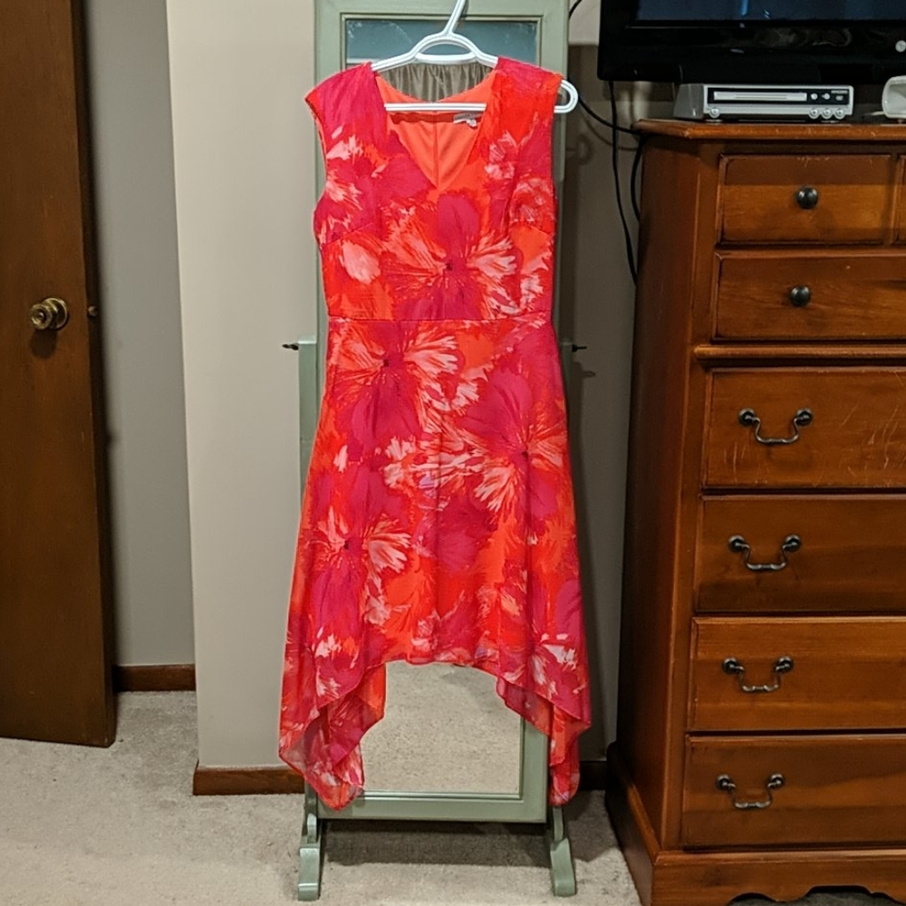 Sandra Darren Floral dress size 8